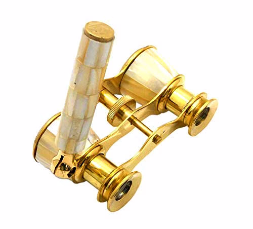 Ascent Gifts Brass Binocular Telescope with Handle Collectible Gift image 2