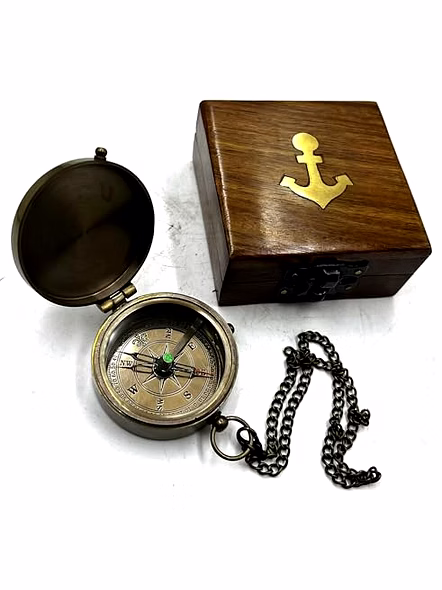Islamic Gift for Men Women Kids | Qibla Compass - Allah Takwa Sunnah Muslim Gifts Idea Ramadan Eid Gift Birthday Salah Prayer Direction-2