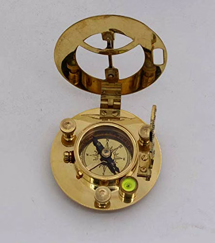 Roorkee Instruments India Sundial Compass with Compass Rose Box image 5