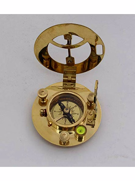 Roorkee Instruments India Sundial Compass with Compass Rose Box-4
