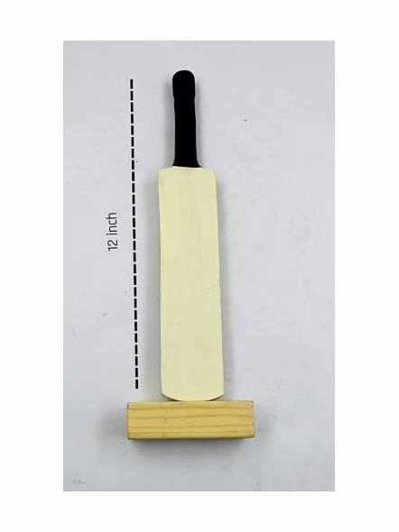 Personalized Wood Miniature Bat 12" Show Piece &amp; Gift Purpose Souvenir Bat (They Can't Be Used for Paying Cricket)-1