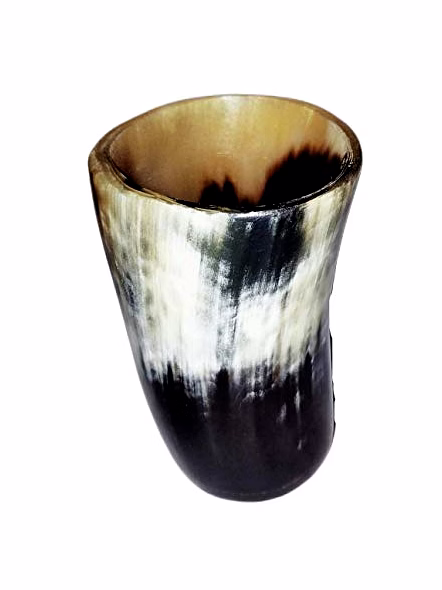 Ascent Gifts Shot Glass Set 30ml Set of 12 Handmade 100% Horn Vodka Shot Glass Tequila Glass-4