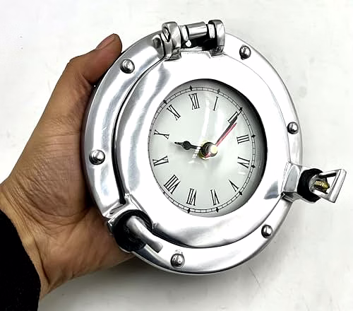 qarzun 6' porthole ship wall clock mini collectible victorian style wall clock room wall decorative