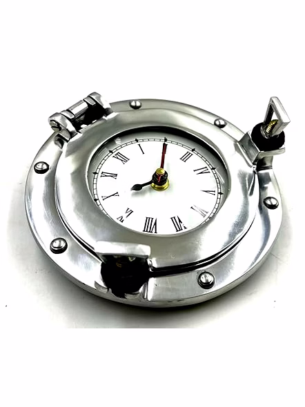 6' Porthole Ship Wall Clock Mini Collectible Victorian Style Wall Clock Room Wall Decorative-1