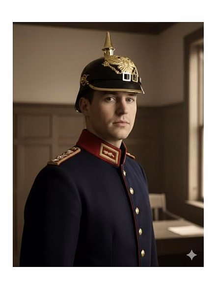 Pickelhaube/Spiked Helmet for Officer German | Leather Pickelhaube Imperial Prussian Helmet | Brass German Officer | Black-1