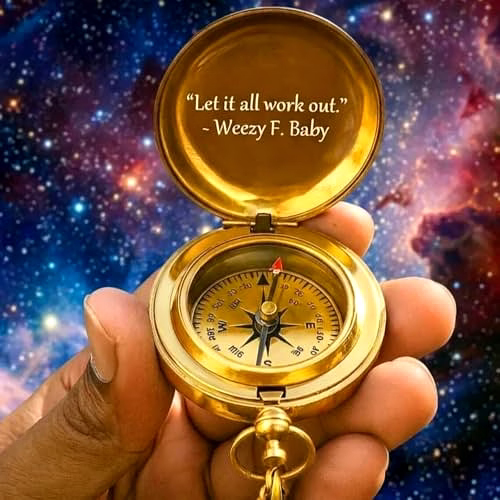 Personalized Brass Pocket Compass with Chain and Velvet Box Nautical Anniversary Birthday Gift for Your Loved Ones image 2