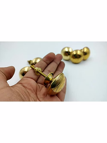 Ascent Gifts Captain America Shield Style Set of 2 Door Knobs/Drawer Pulls and Push Handle/Knobs for Cabinets/Wardrobes/Nautical Hardware Decor, 32 mm-2