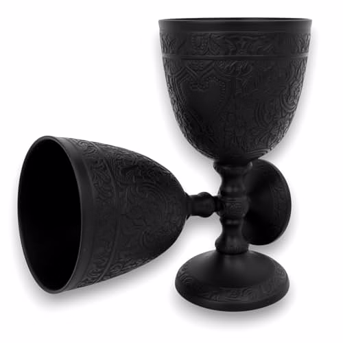 qarzun brass goblet black embossed design,premium goblet champagne flutes coupes wine drinking glass,tumbler cups for water