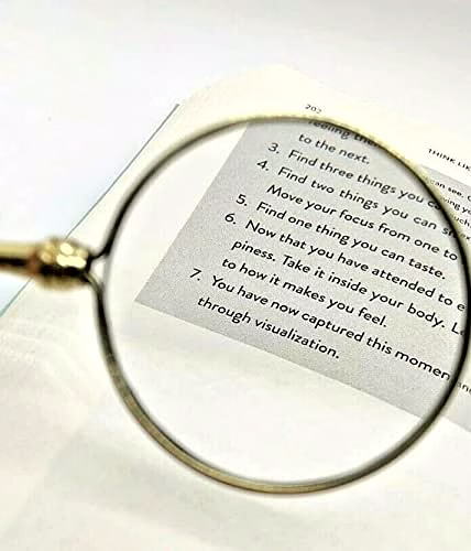 Set of Brass Magnifier with Calendar Collectible 100Yrs Paper Weight Table Decor Gift image 3
