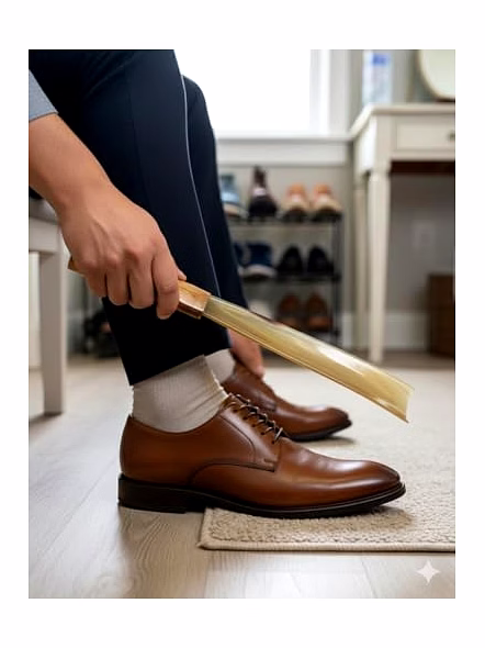 Derby Style Canes and Walking Sticks Brass Handle with Shoe Horn Affordable Gift Wooden Decorative Walking Cane Fashion Statement for Men/Women/Seniors-4