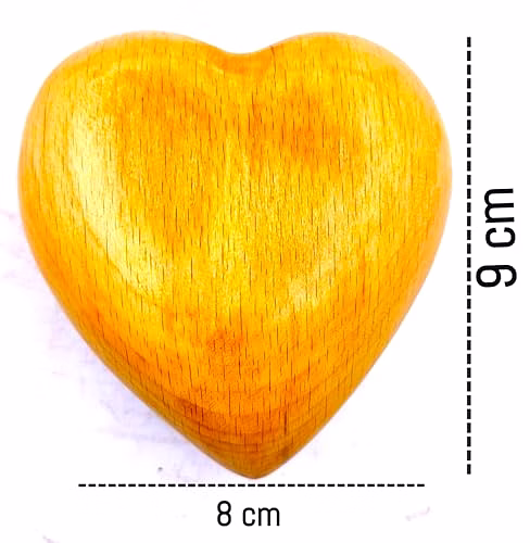 Best Personalized Engraved Wooden Heart Keepsake Handcrafted Unique Heart Shaped with Brass Display Stand | Engraved Personalized Gifts Tabletop image 5