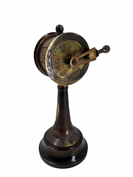 Set of 2 Mini Brass Telegraph Antique Finish and Golden Finish Table Decorative Gift-1