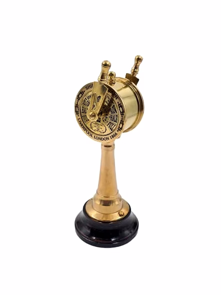 Set of 2 Mini Brass Telegraph Antique Finish and Golden Finish Table Decorative Gift-2