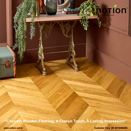 oak chevron flooring