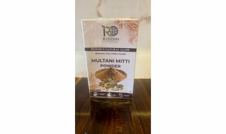 Riddhi's Natural Glow Multani Mitti (Fullers Earth or Bentonite Clay) 200gm pack