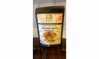 Riddhi's Natural Glow Multani Mitti Face Pack (Fullers Earth or Bentonite clay powder)-100gm