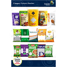customised grocery pouches