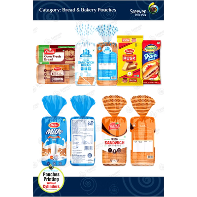customised bread & bakery pouches