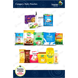 customised dairy pouches