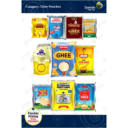 customised ghee pouches