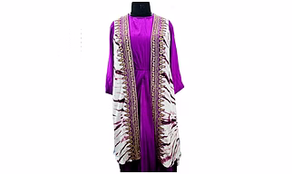 Purple Gown with zari embroidery 1001