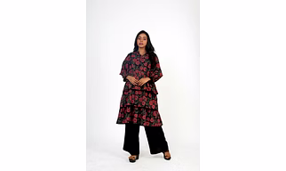 Printed log Dress 1010