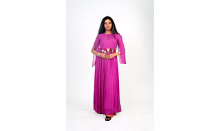 Chanderi silk kaftan 1016