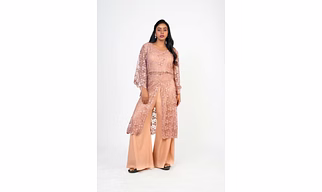Pakistani suit with Palazzo 1019