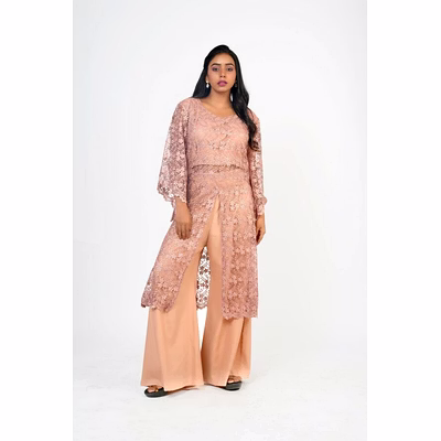 wander pakistani suit with palazzo 1019