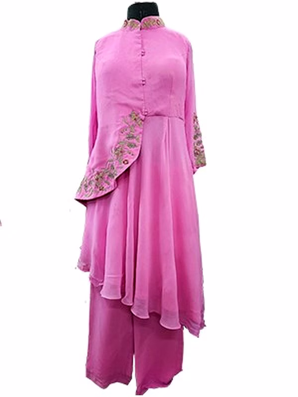 wander georgette drape suit 1020