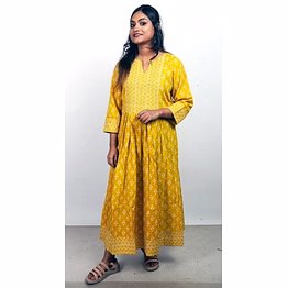 wander cotton long dress 1080