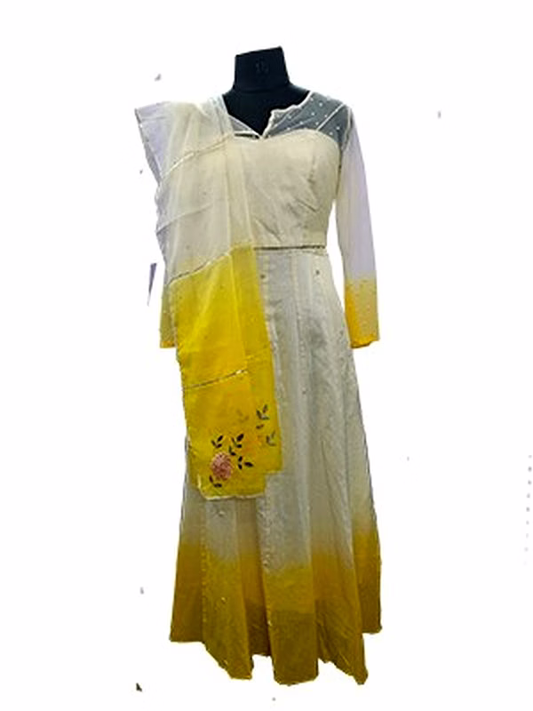 wander chanderi long dress 1082