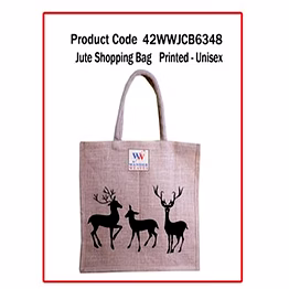 wander jute shopping bag ( printed – unisex) 1116