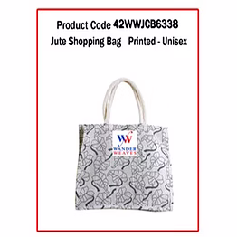 wander jute shopping bag ( printed – unisex) 1119