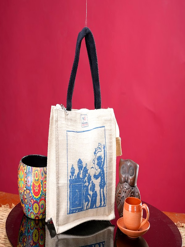 Jute Shopping Bag ( Printed – Unisex) 1125 image 1