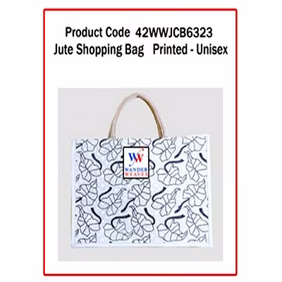 wander jute shopping bag ( printed – unisex) 1127