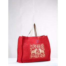 wander jute shopping bag ( printed – unisex) 1133