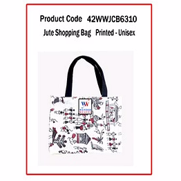 wander jute shopping bag ( printed – unisex) 1135
