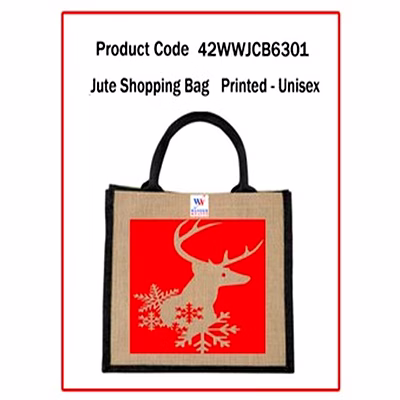 wander jute shopping bag ( printed – unisex) 1137