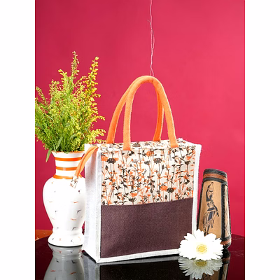 wander jute shopping bag ( printed – unisex) 1139