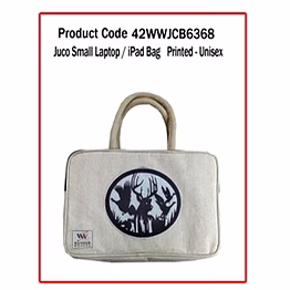 wander juco small laptop / ipad bag ( printed – unisex ) 1142