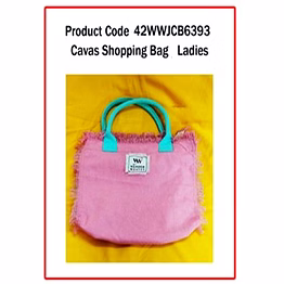 wander cavas shopping bag ( ladies ) 1204