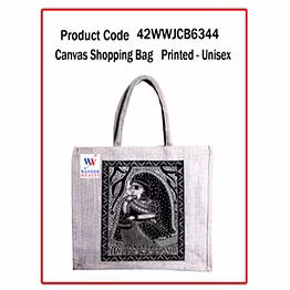 wander canvas shopping bag ( printed – unisex) 1209