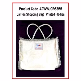 wander canvas shopping bag ( printed – ladies) 1213