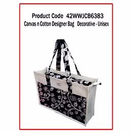 wander canvas n cotton designer bag ( decorative – unisex ) 1216