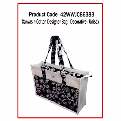 wander canvas n cotton designer bag ( decorative – unisex ) 1216