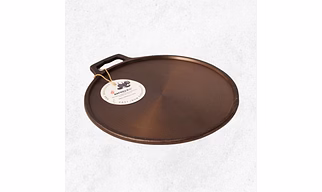 Aarogyam Cast Iron Dosa/Roti/Chapati Tawa with Single Handle | 11 inch (28 cm) Diameter | Pre-Seasoned | Non-Toxic | Naturally Non-Stick | 1.9 Kg Smooth Finish | Gas & Induction Compatible - Perfect for crispy authentic flavorful dosas!