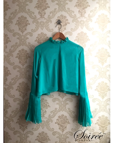 Soiree CoutureÂ  Crop top mint green-SC-300