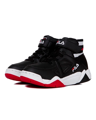 FILA Cage TC KD Black Kids High Tops (IN-90593)-Black-5-2