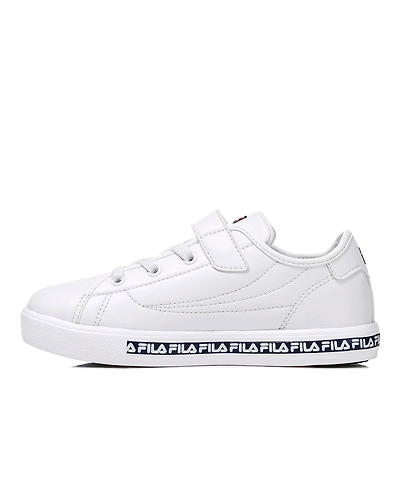 FILA Center Court S KD White Kids Canvas Shoes (IN-67020)-White-2.5-1